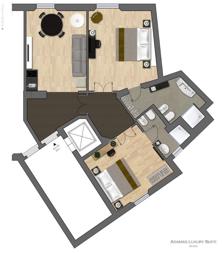 Adamas Luxury Suite 501 Rome Buitenkant foto